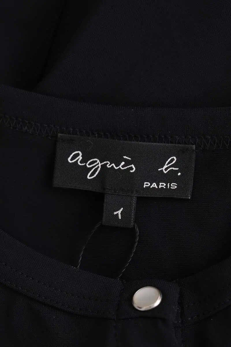Robe Agnès B. Noir en Synthétique