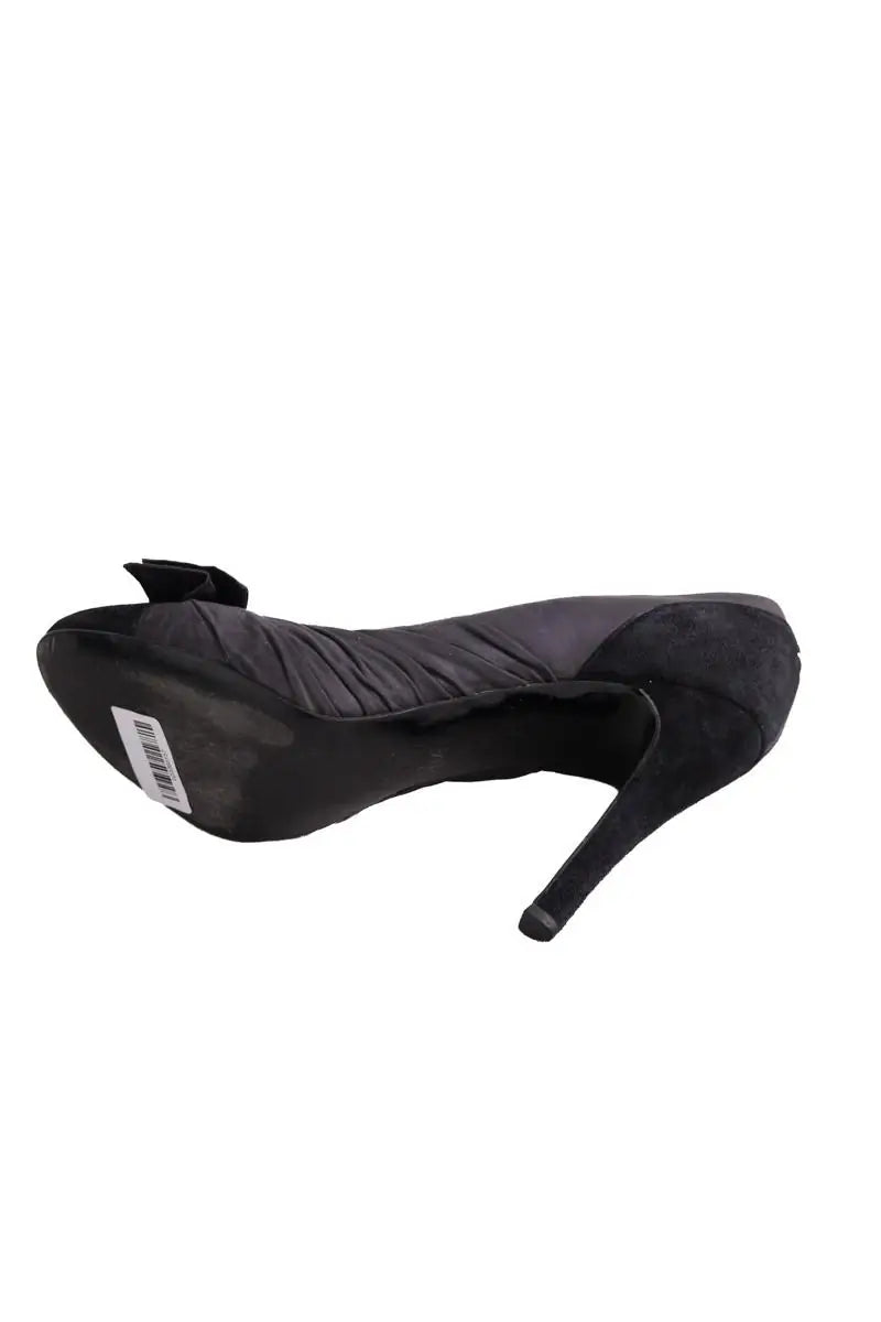 Talons Chanel Noir en Cuir