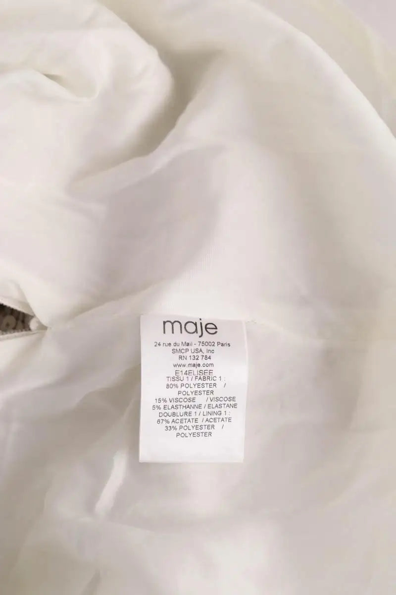 Robe Maje Doré en Synthétique