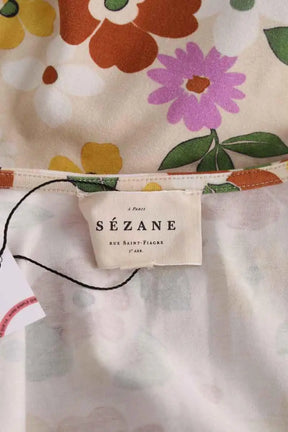 Robe Sézane Beige en Coton