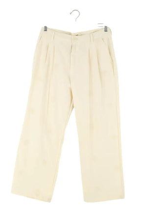 Pantalon large Maison Hotel Beige en Coton, taille L - Seconde Main