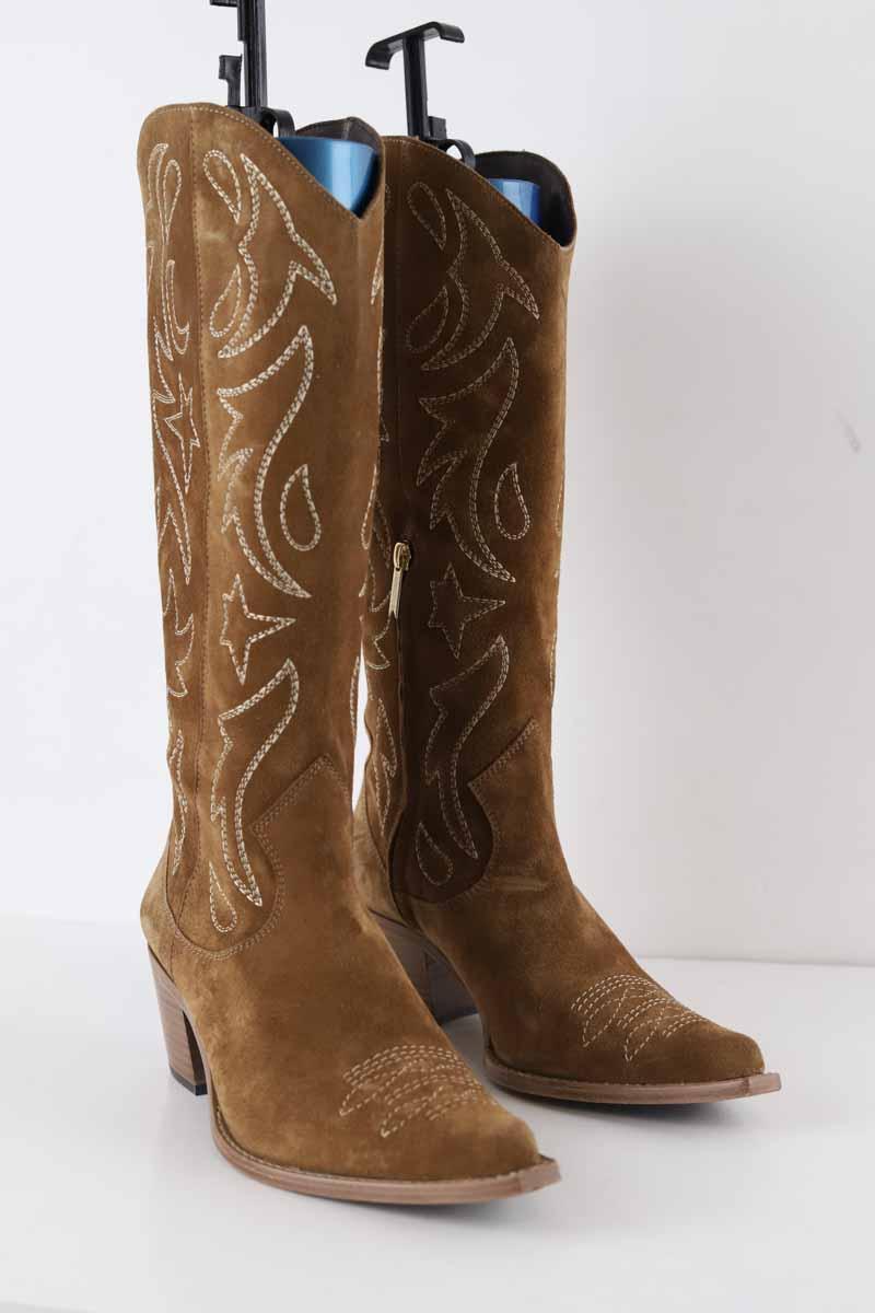 Bottes western Free Lance  Marron