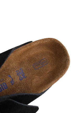 Mules Birkenstock Noir en Daim