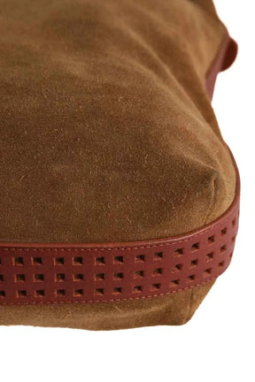 Sac à bandoulière Herbert Frère Soeur Camel en Cuir