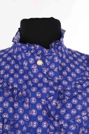 Robe Sandro Bleu en Synthétique