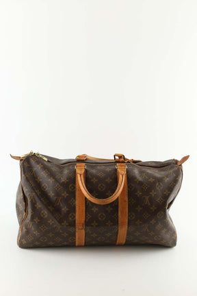 Sac de voyage Louis Vuitton Keepall Marron