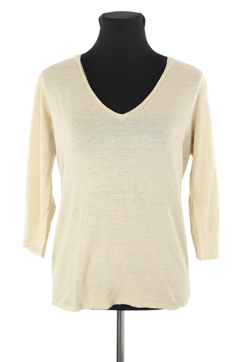 T-shirts Majestic Filatures  Beige