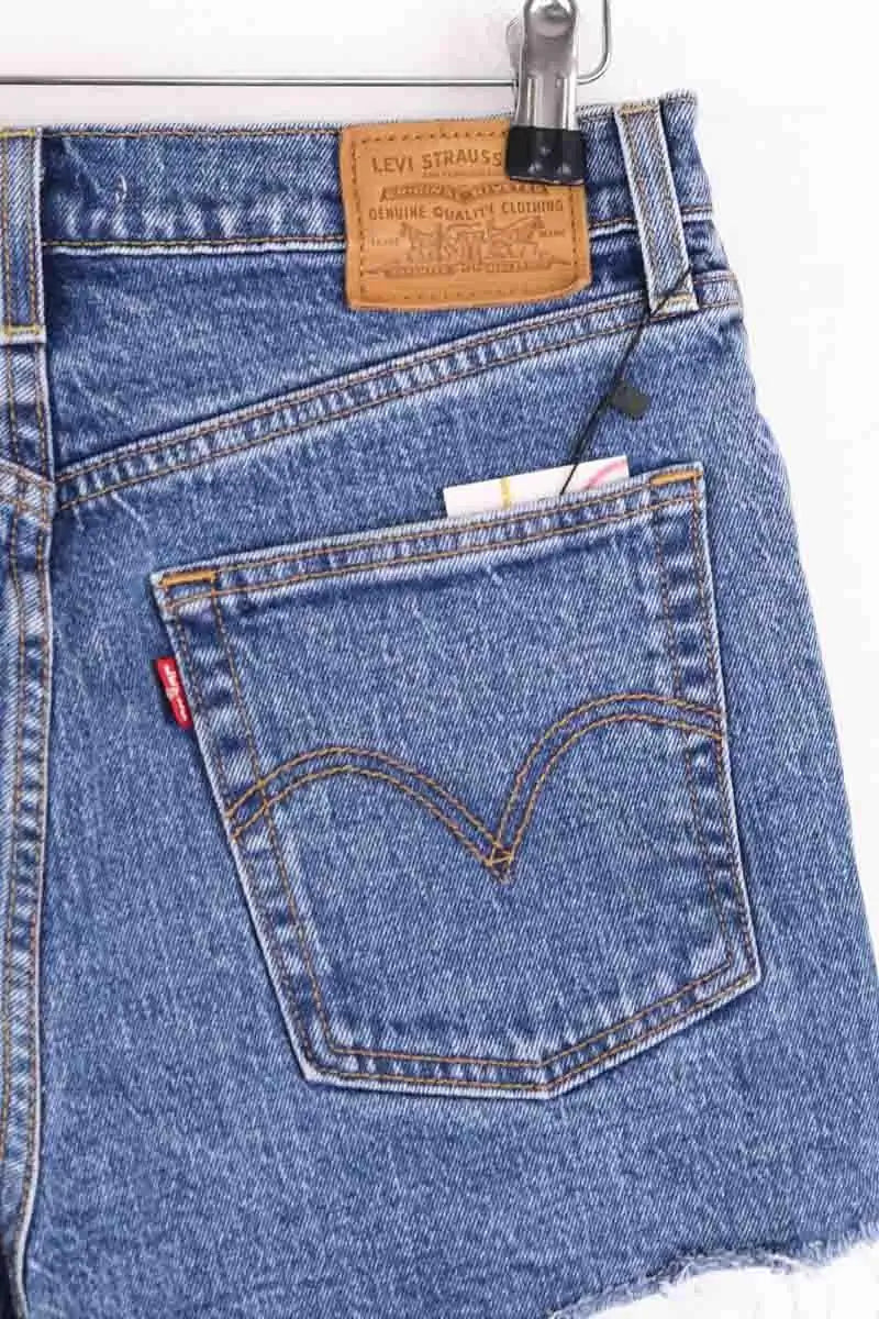 Mini short Levi's Bleu en Coton
