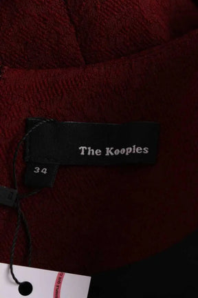 Robe The Kooples Bordeaux en Synthétique
