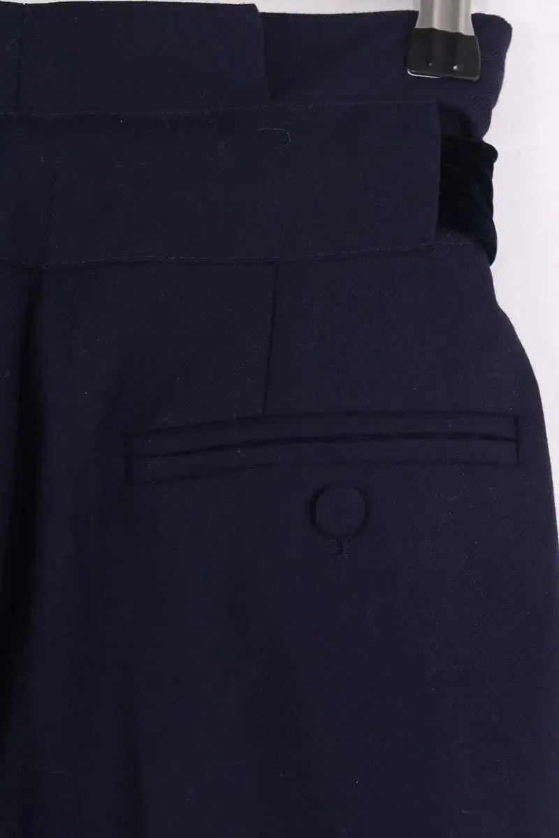 Pantalon Claudie Pierlot Marine en Laine