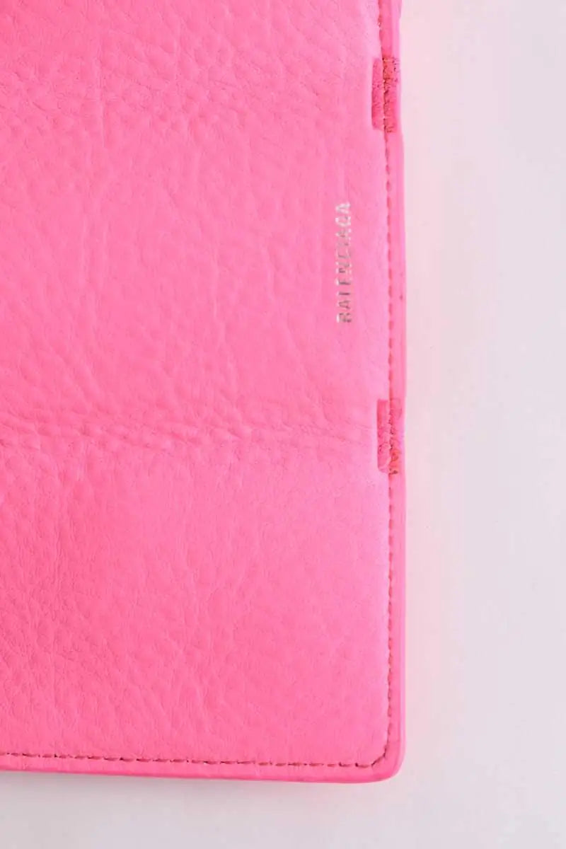 Porte-monnaie Balenciaga 391446 5610 X 584046 Rose en Cuir