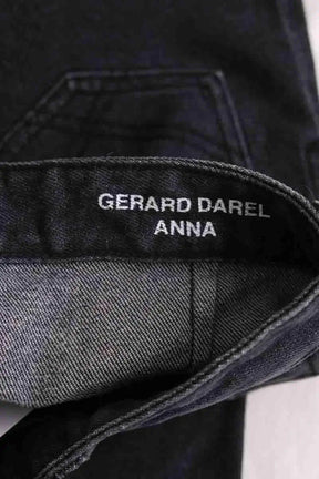 Jean large Gerard Darel Anna Noir en Coton