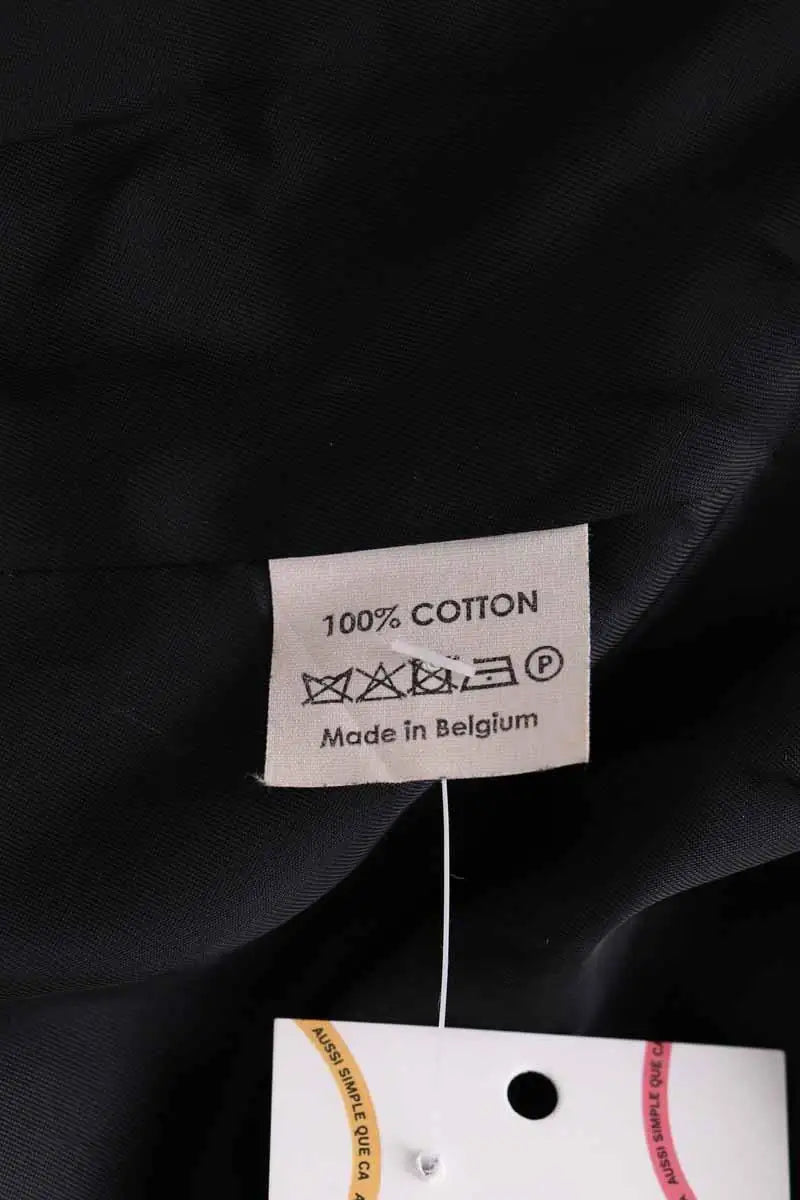 Trench-coat Dries Van Noten Bleu en Synthétique