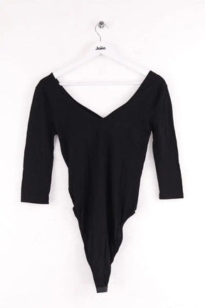 Body Maje Noir en Coton
