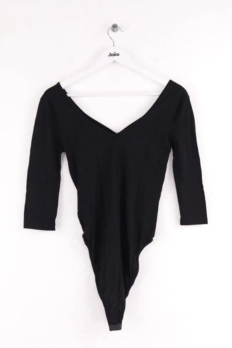 Body Maje Noir en Coton