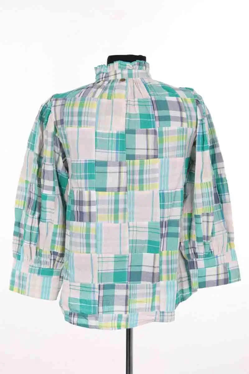 Chemise Antik Batik Bleu en Coton