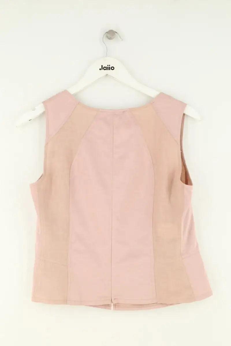 Top sans manche Gerard Darel Rose en Lin