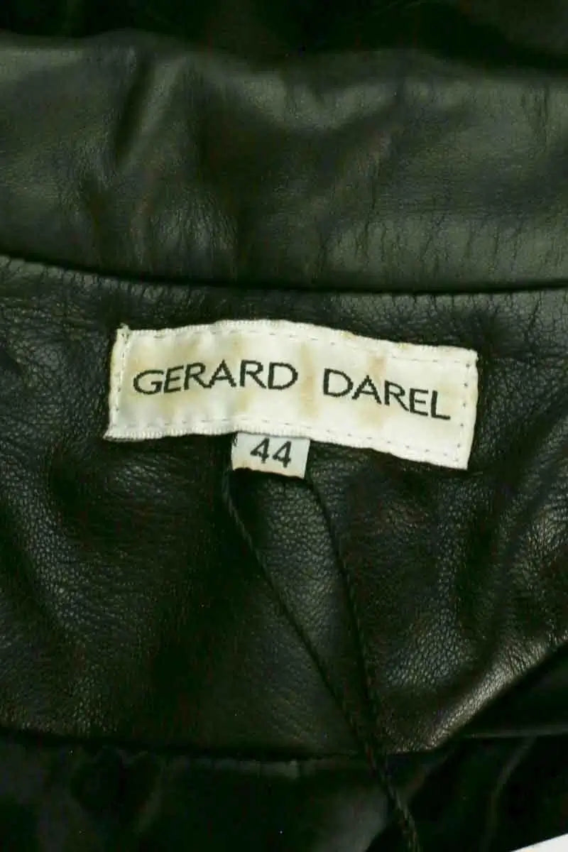 Veste Gerard Darel Noir en Cuir
