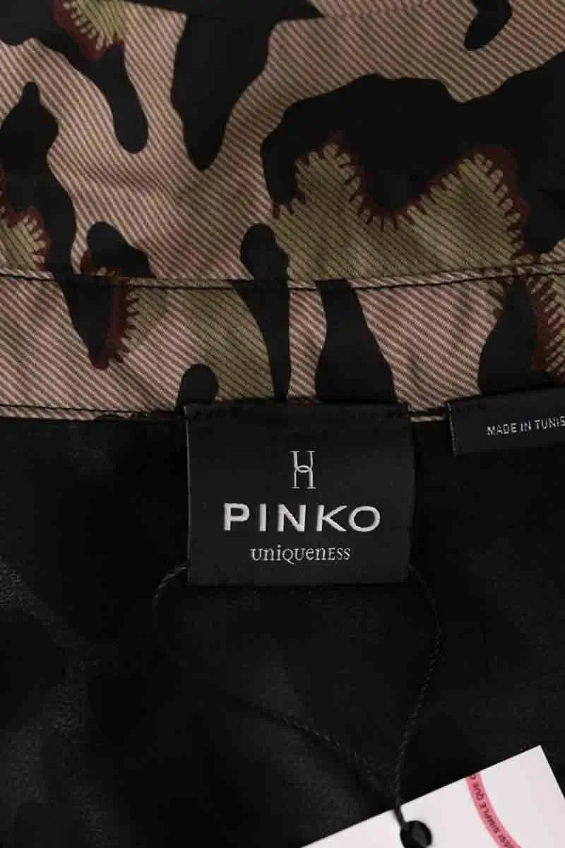 Robe Pinko Kaki en Synthétique