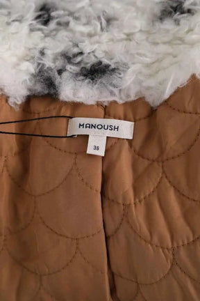 Manteau Manoush Blanc en Synthétique