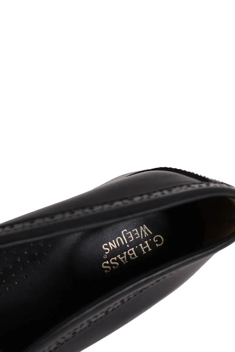 Mocassins GH Bass Noir en Cuir