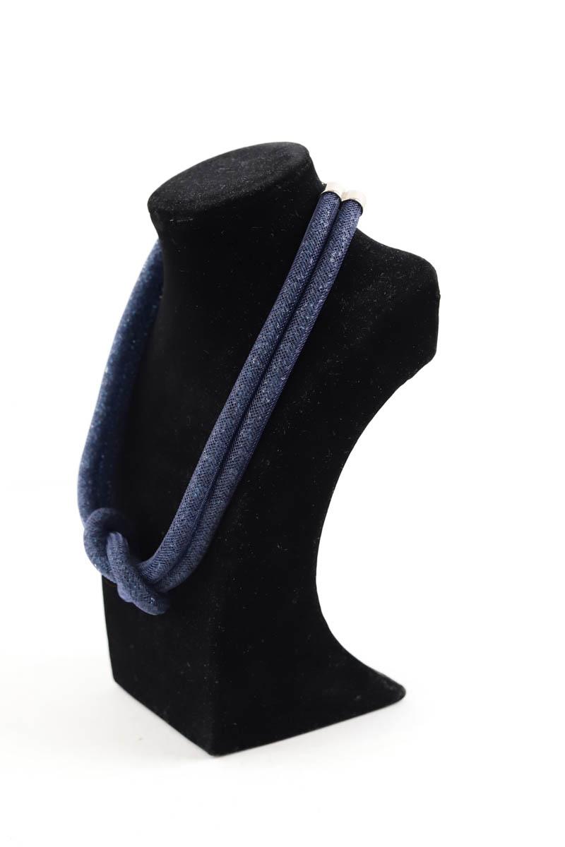 Collier Swarovski  Bleu