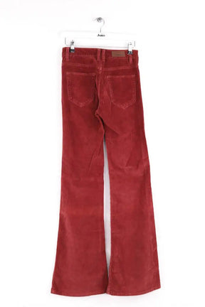 Pantalon Sandro Rouge en Coton