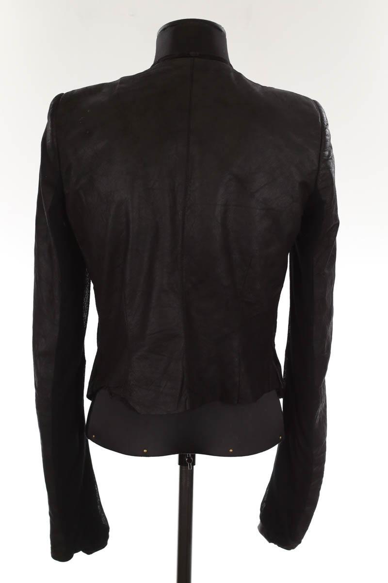 Veste en cuir Rick Owens  Noir