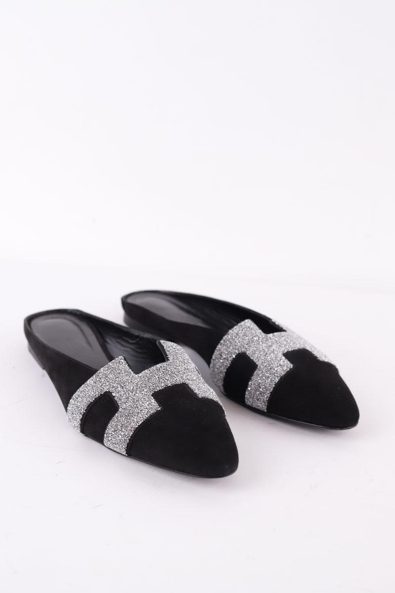 Ballerines Hermès  Noir
