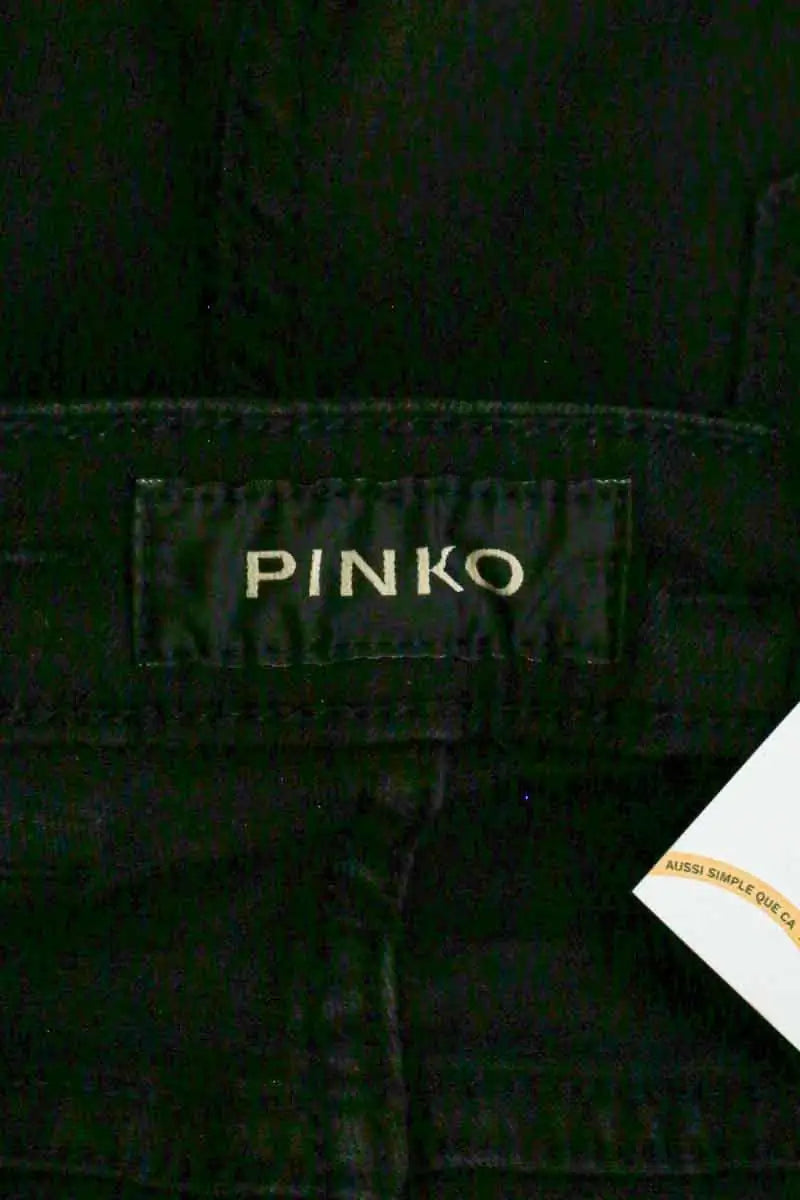 Jean droit Pinko Noir en Coton