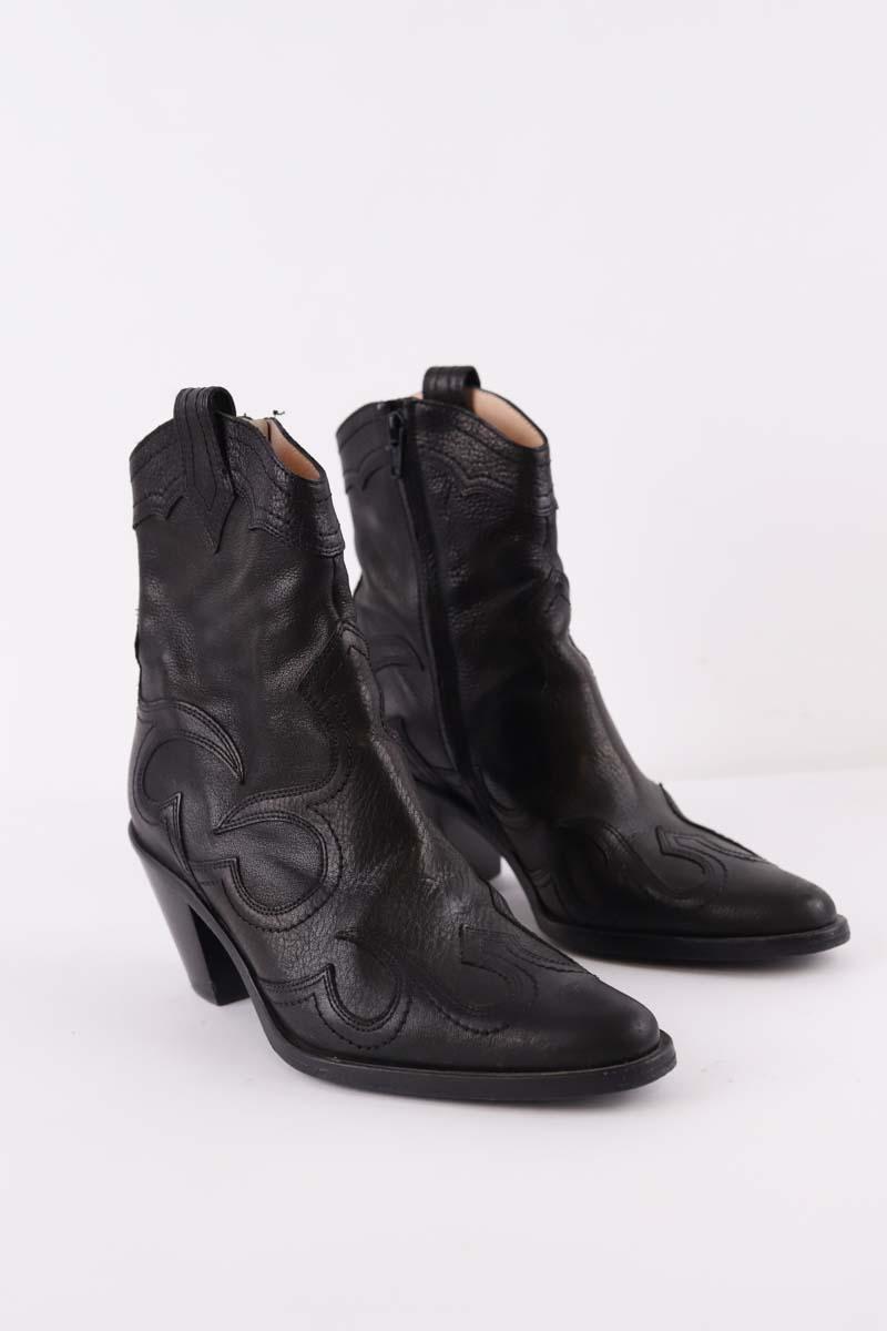 Santiags Free Lance  Noir