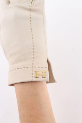 Gants Hermès  Beige