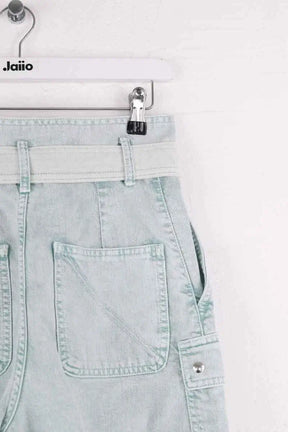 Short Iro Turquoise en Coton
