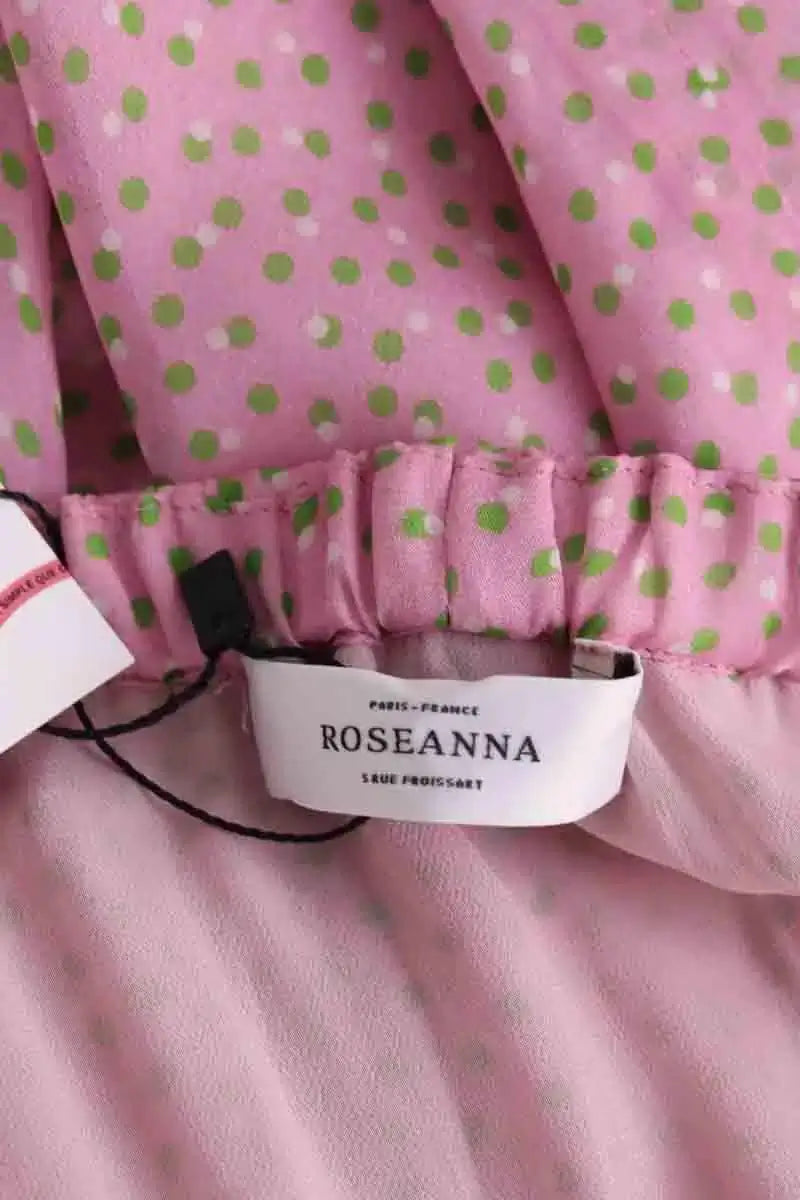 Jupe Roseanna Muse Rose en Soie