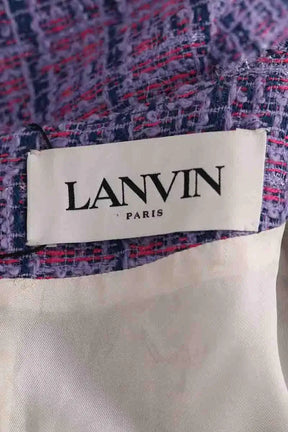 Robe Lanvin Violet en Laine