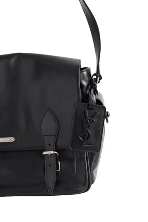 Cartable Saint Laurent Noir en Cuir