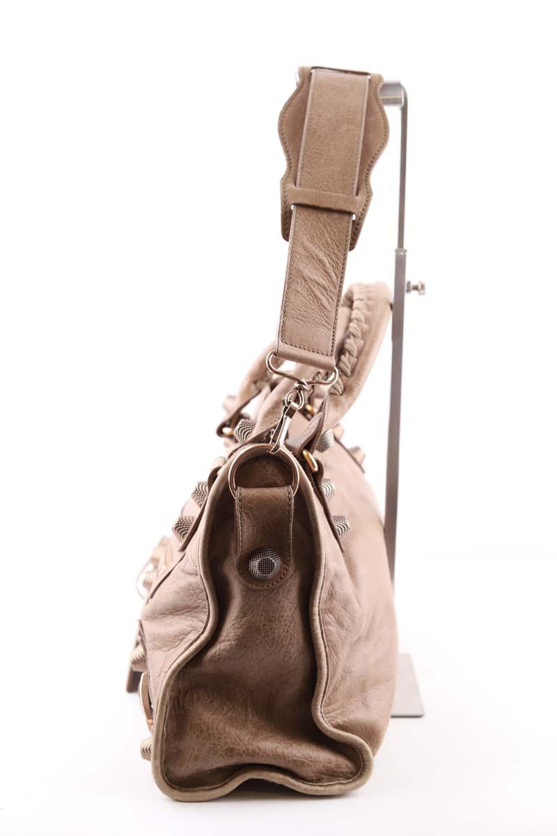 Sac à main Balenciaga City Marron