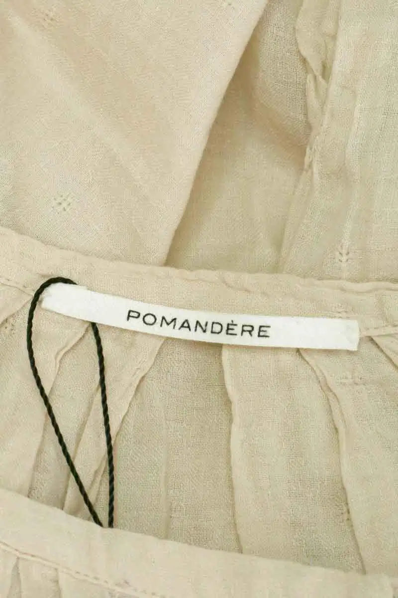 Blouse Pomandère Beige en Coton