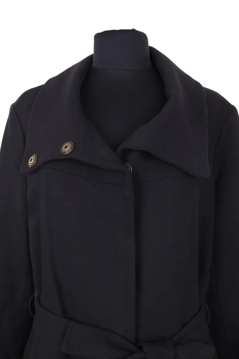 Manteau Cerruti Noir en Laine