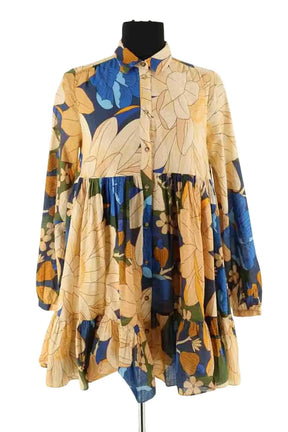 Robe Sézane Beige en Viscose, taille XS - Seconde Main