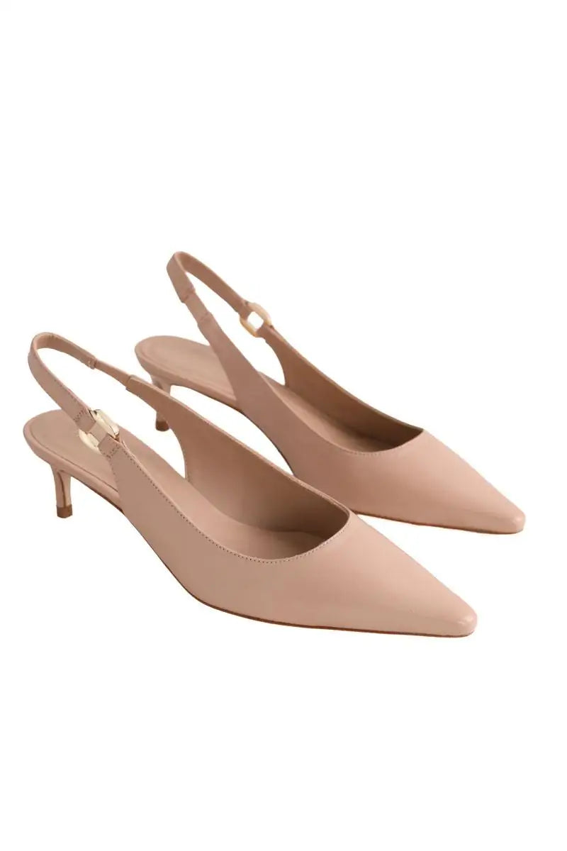 Talons LK Bennett Lettie Beige en Cuir