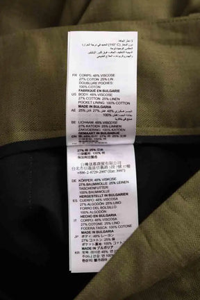 Pantalon large Sandro Kaki en Viscose