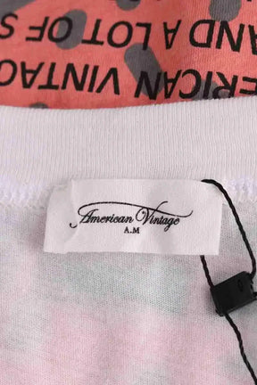 T-shirt American Vintage Blanc en Coton