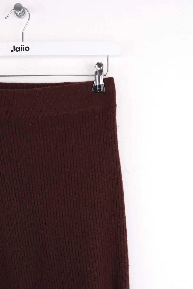 Jupe Notshy Bordeaux en Cachemire