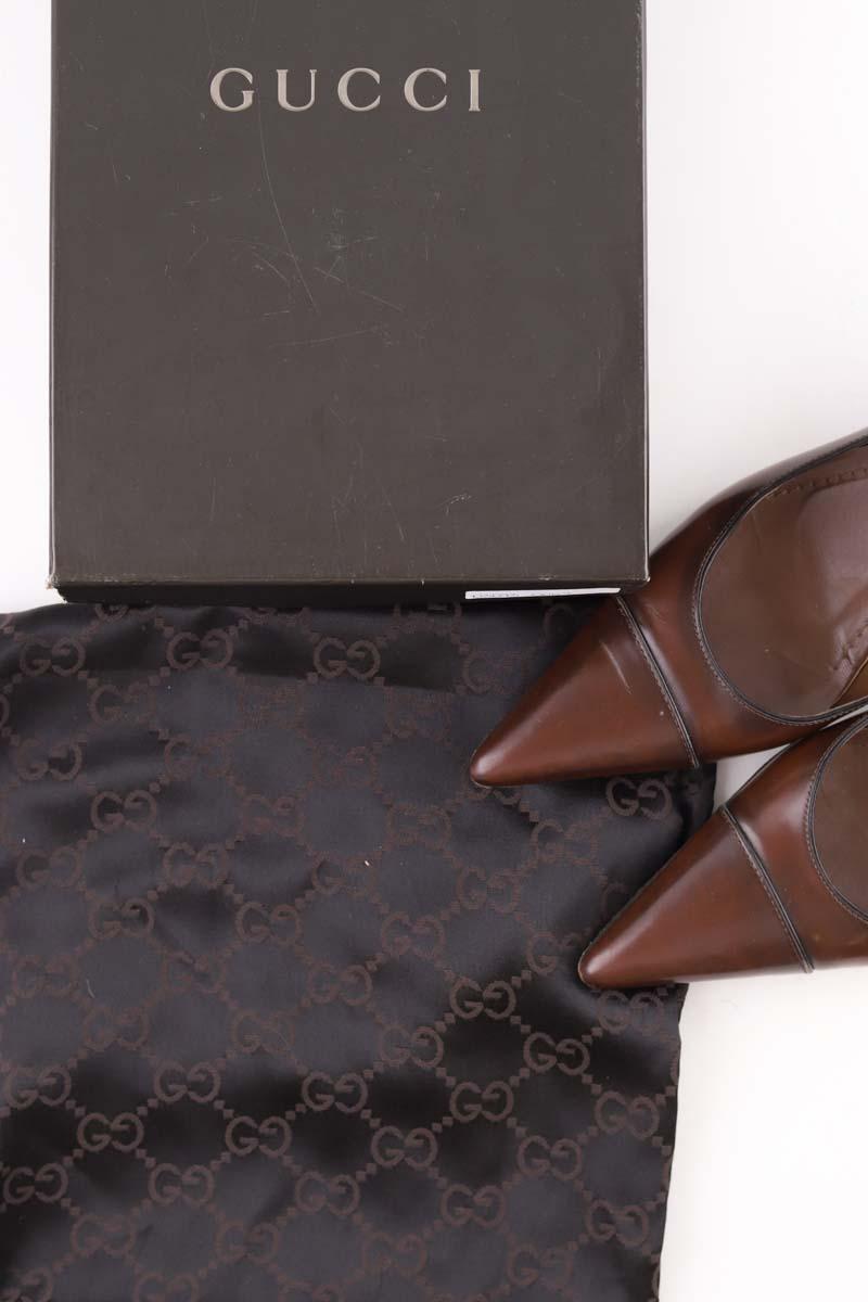 Talons Gucci  Marron