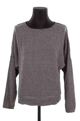 Top Laurence Doligé  Gris