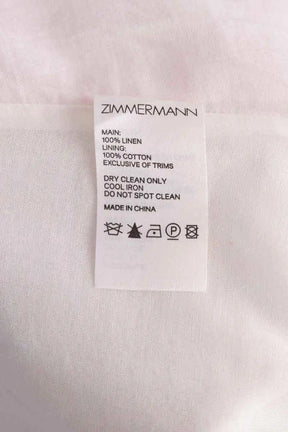 Mini short Zimmermann Multicolore en Lin