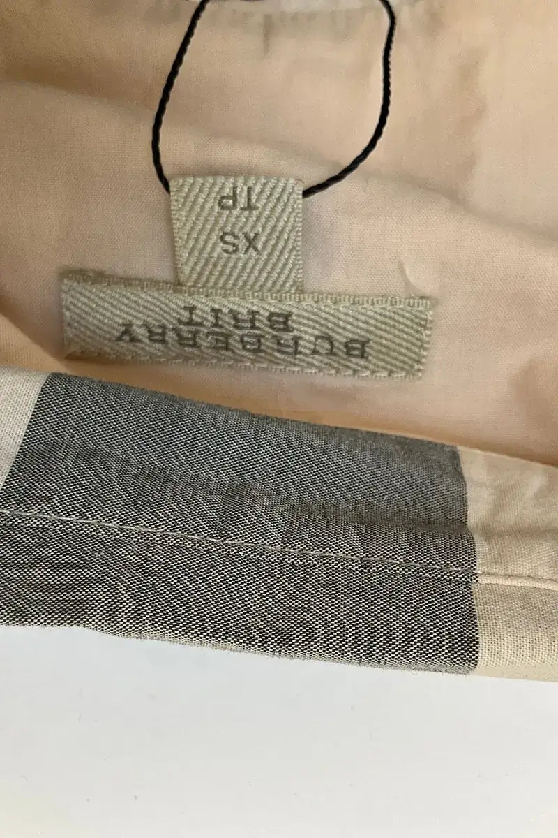Chemise Burberry Beige en Coton