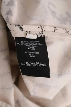Jupe Isabel Marant Étoile Beige en Coton