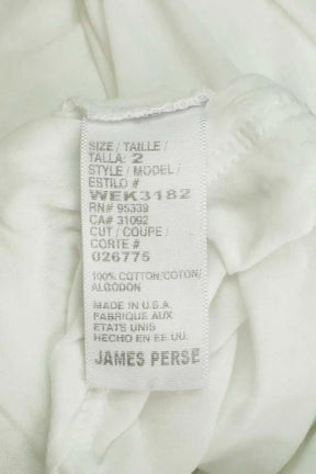 T-shirt James Perse Blanc en Coton
